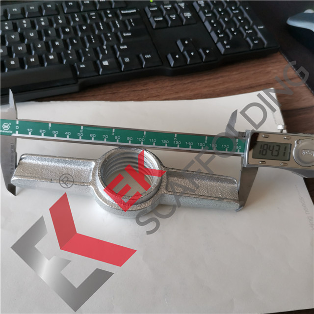Sesuaikan Electro Plate Galvanize U Head Screw Jack Base Jack Nut